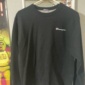 Black champion sweatshirt